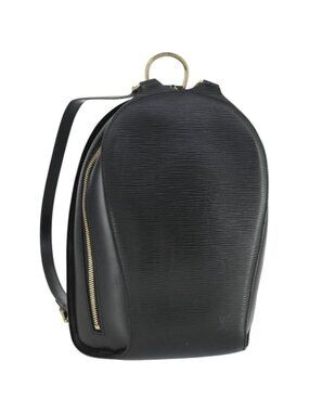 LOUIS VUITTON Epi Mabillon Backpack Black M52232